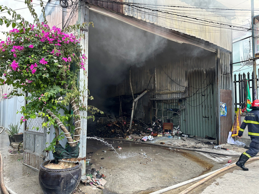 Hiện trường vụ cháy,