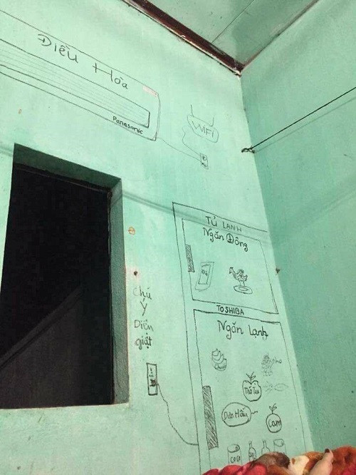 Nhà không có gì ngoài điều kiện.