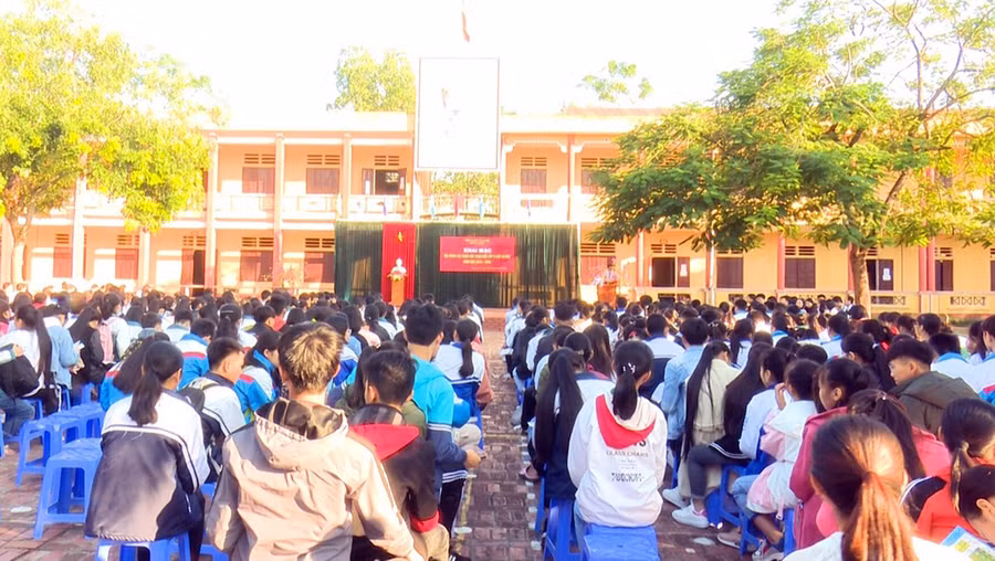 Kỳ thi năm nay có 356 em học sinh trên toàn huyện dự thi