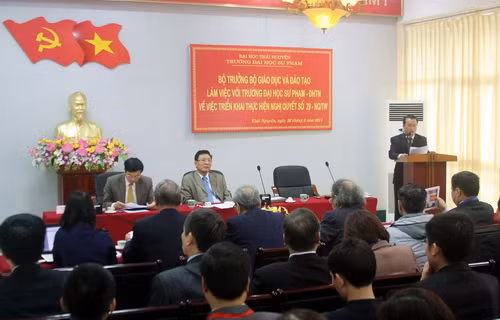 Quang cảnh buổi làm việc