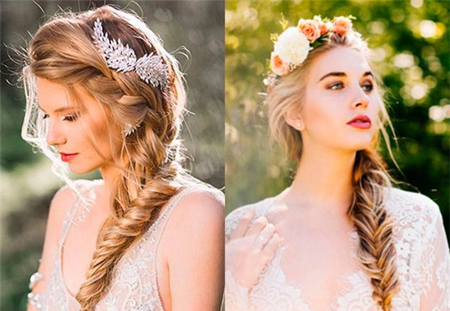 Loạt kiểu tóc siêu xinh cho cô dâu trong ngày cưới Loat kieu toc sieu xinh cho co dau trong ngay cuoi
