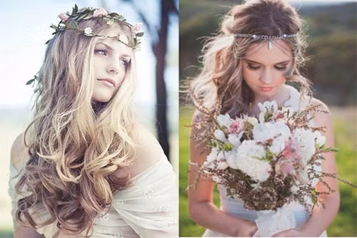 Loạt kiểu tóc siêu xinh cho cô dâu trong ngày cưới ảnh 1