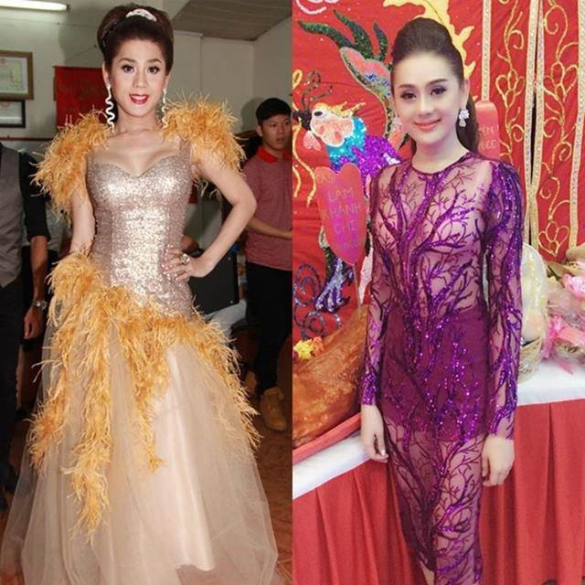 Không ngờ gu thời trang của Lâm Khánh Chi có một thời sến như thế này ảnh 4 Không ngờ gu thời trang của Lâm Khánh Chi có một thời sến như thế này ảnh 4