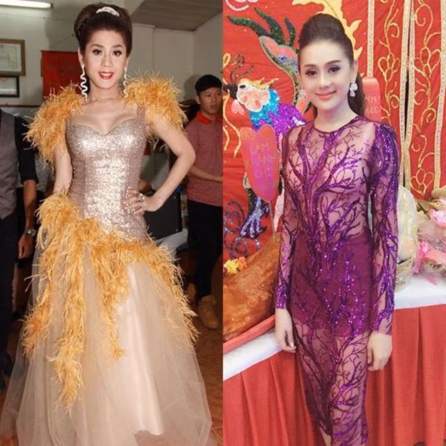 Không ngờ gu thời trang của Lâm Khánh Chi có một thời sến như thế này ảnh 4