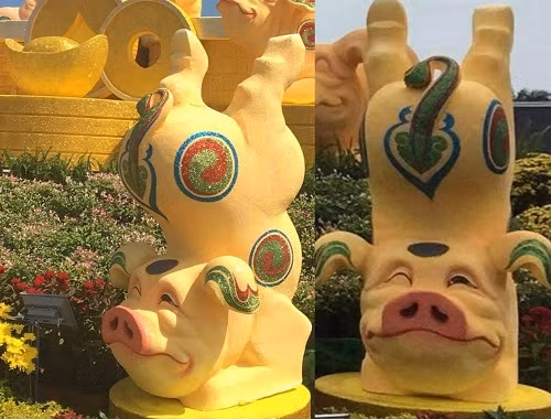 Những con heo ‘ấn tượng’ nhất dịp Tết Kỷ Hợi