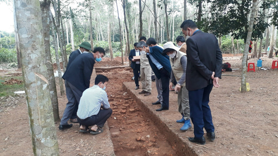 Năm 2021, nơi đây đã được cơ quan chức năng thăm dò, khai quật. Năm 2021, nơi đây đã được cơ quan chức năng thăm dò, khai quật.