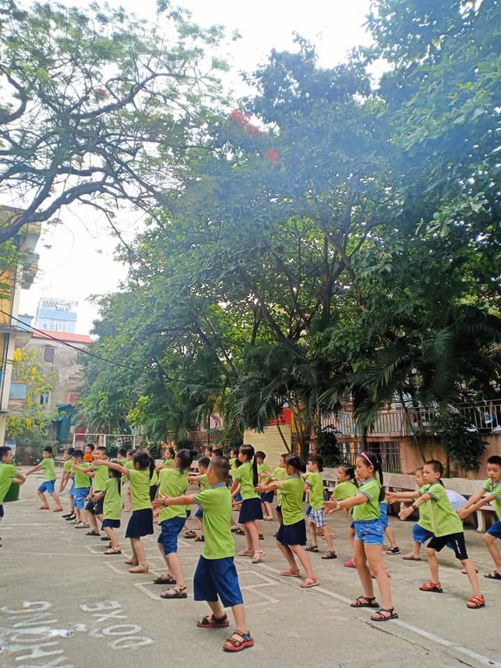 HS Trường Tiểu học Ngô Sĩ Liên, thành phố Bắc Giang (tỉnh Bắc Giang). Ảnh: NTCC