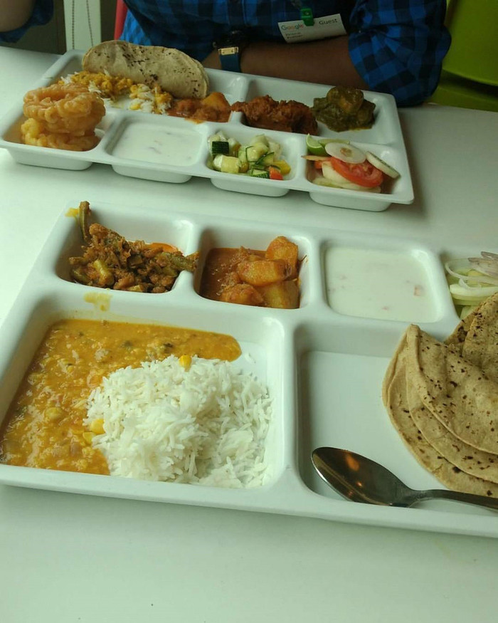  Nhân viên Google - Ấn Độ: Chủ yếu là những món ăn kinh điển và đậm đà hương vị của người Ấn.