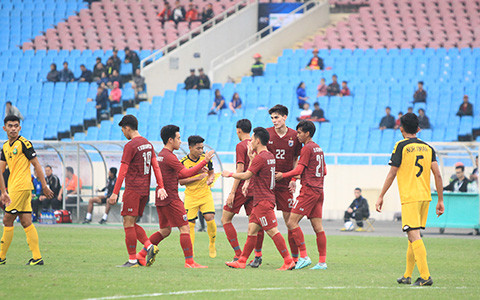 U23 Thái Lan đang thể hiện được phong độ ấn tượng ở vòng loại bảng K