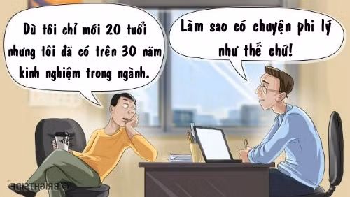 30 năm kinh nghiệm ở tuổi 20