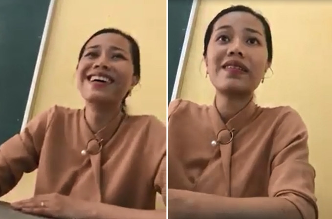 Cô giáo "quốc dân" thu điện thoại cực dễ thương ảnh 1 Cô giáo "quốc dân" thu điện thoại cực dễ thương ảnh 1