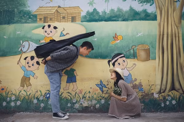 [Caption]Cẩm Tú và Nguyên