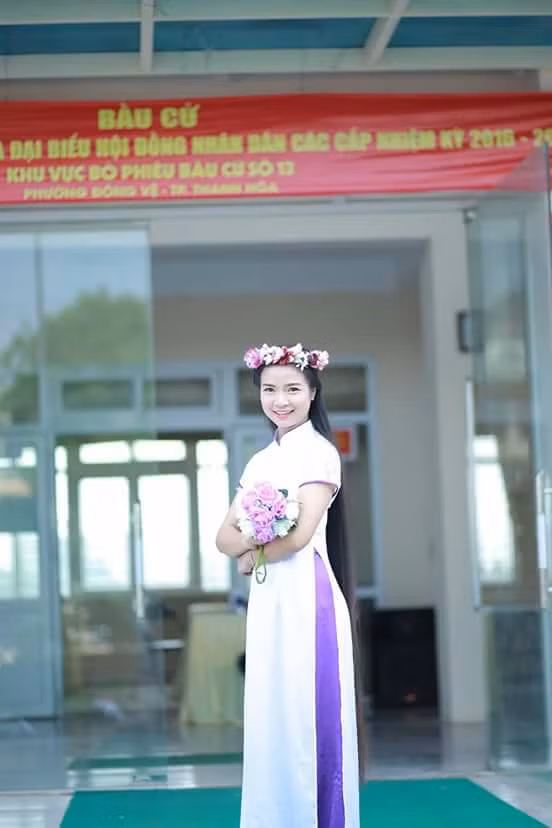 “Đứng hình” trước vẻ xinh đẹp của cô gái có mái tóc dài 120cm ảnh 6