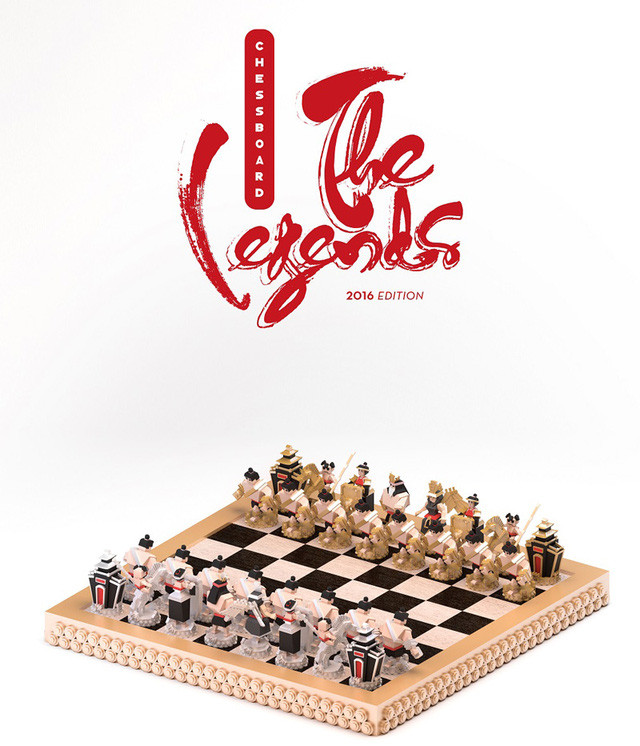 Bộ cờ vua của nhóm bạn trẻ 9X kết hợp yếu tố truyền thống, văn hoá của dân tộc với các hình ảnh hiện đại ngày nay. 
