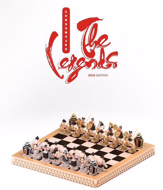  Bộ cờ vua của nhóm bạn trẻ 9X kết hợp yếu tố truyền thống, văn hoá của dân tộc với các hình ảnh hiện đại ngày nay. 