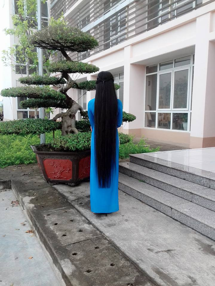 “Đứng hình” trước vẻ xinh đẹp của cô gái có mái tóc dài 120cm ảnh 5