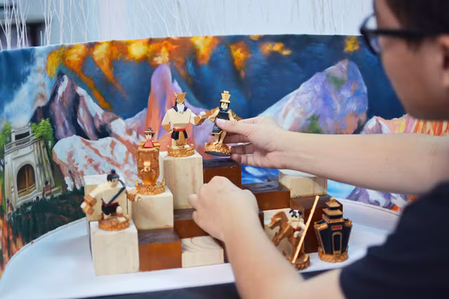  Ngoài ý nghĩa về mặt hình tượng, tính giải trí và văn hoá, bộ cờ này còn có tính chất giáo dục, sáng tạo cho học sinh. 