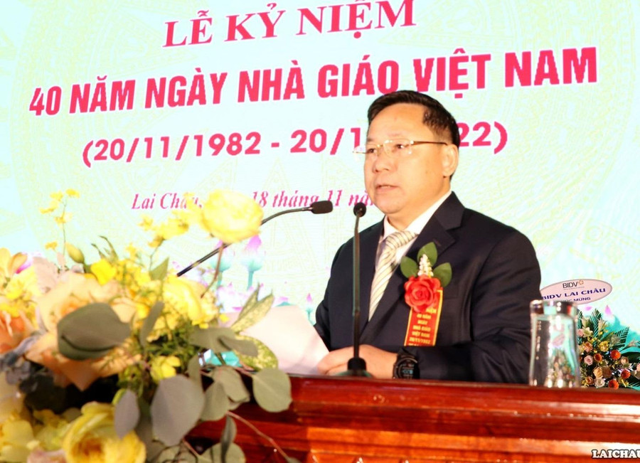 NGƯT Đinh Trung Tuấn phát biểu tại Lễ Kỷ niệm.