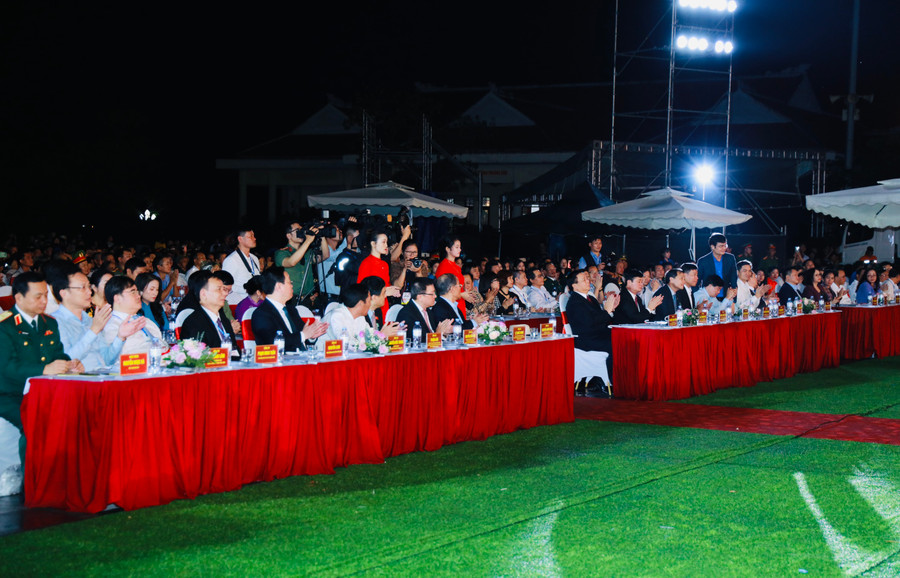 Các đại biểu tham dự chương trình. (Ảnh: Hồ Lài) Các đại biểu tham dự chương trình. (Ảnh: Hồ Lài)