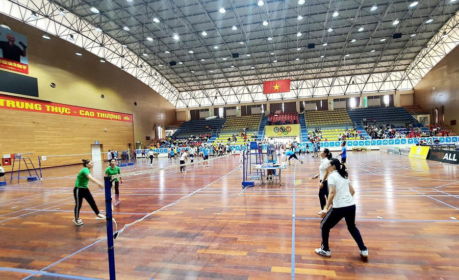 Cầu lông là 1 trong 3 nội dung được thi đấu tại hội thao. Cầu lông là 1 trong 3 nội dung được thi đấu tại hội thao.