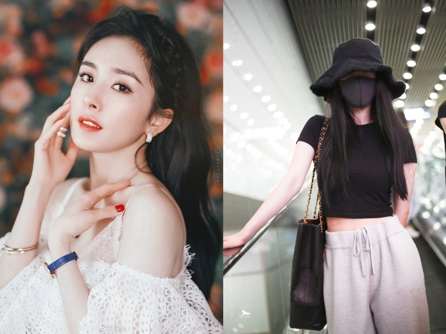 Dương Mịch khoe vóc dáng thon gọn nổi bật ở sân bay ảnh 1 Dương Mịch khoe vóc dáng thon gọn nổi bật ở sân bay