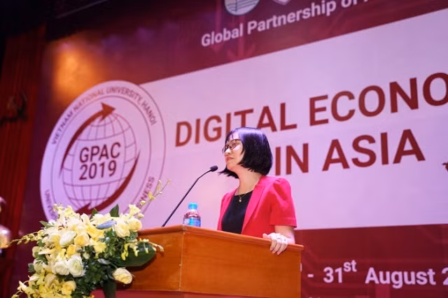 PGS.TS Nguyễn Anh Thu tại lễ bế mạc