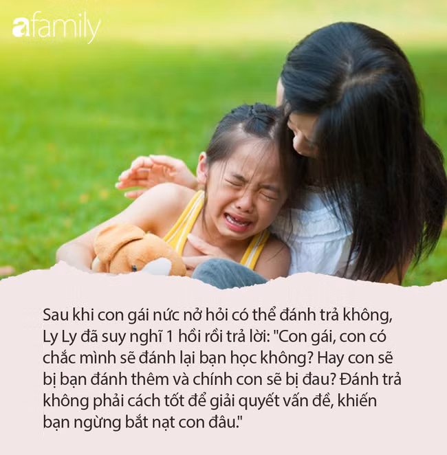 Đứa trẻ đi học về nức nở hỏi "con bị đánh có thể đánh trả không?", câu trả lời của người mẹ thật đáng khen - Ảnh 2.
