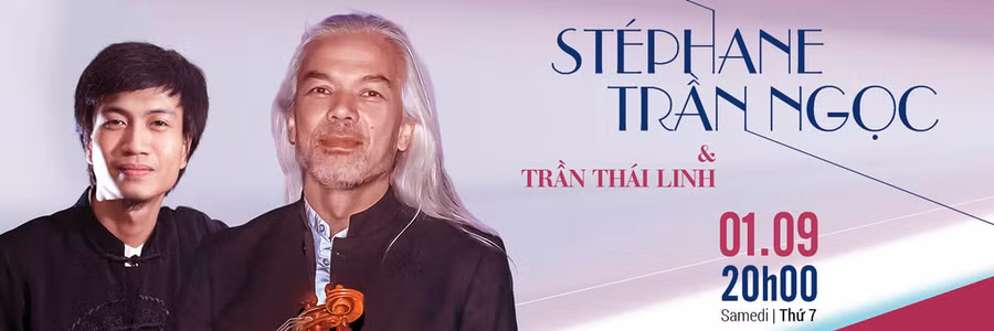 Nghệ sỹ violon-piano Stéphane Trần Ngọc và Thái Linh song tấu