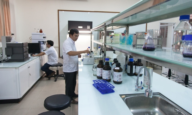 Một phòng thí nghiệm của Trường ĐH Duy Tân