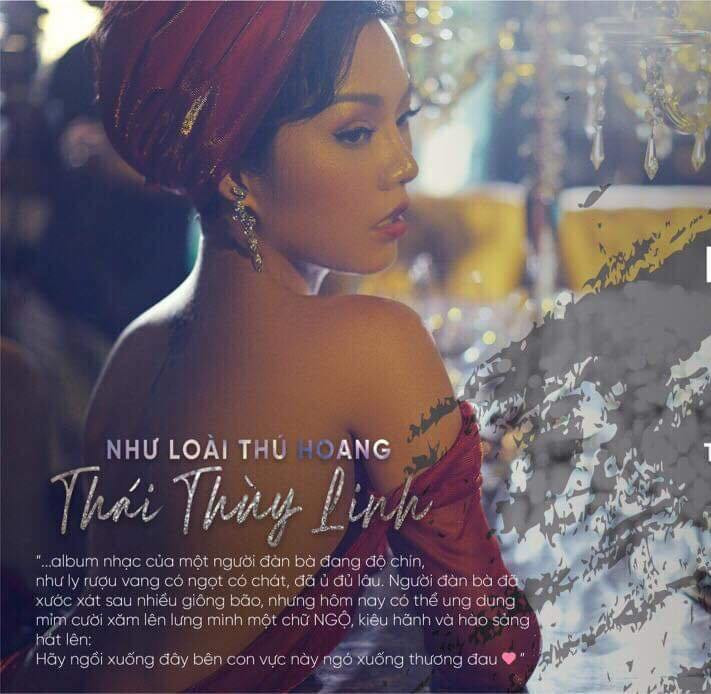 Bìa album “Như loài thú hoang” của Thái Thùy Linh Bìa album “Như loài thú hoang” của Thái Thùy Linh