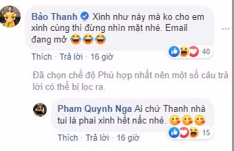 Hình ảnh ngoài đời thân thiết ít ai ngờ của Bảo Thanh, Quỳnh Nga, Bảo Hân ảnh 2 Động thái này của hai nữ diễn viên khiến người hâm mộ vô cùng thích thú.