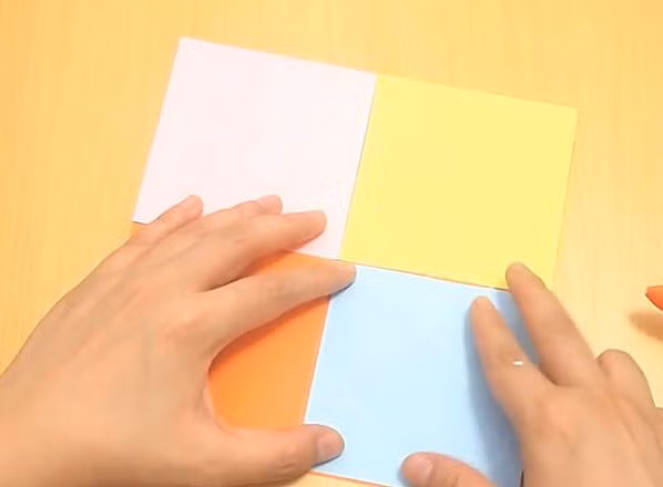 Cách làm chong chóng giấy 4 cánh - Hình 3