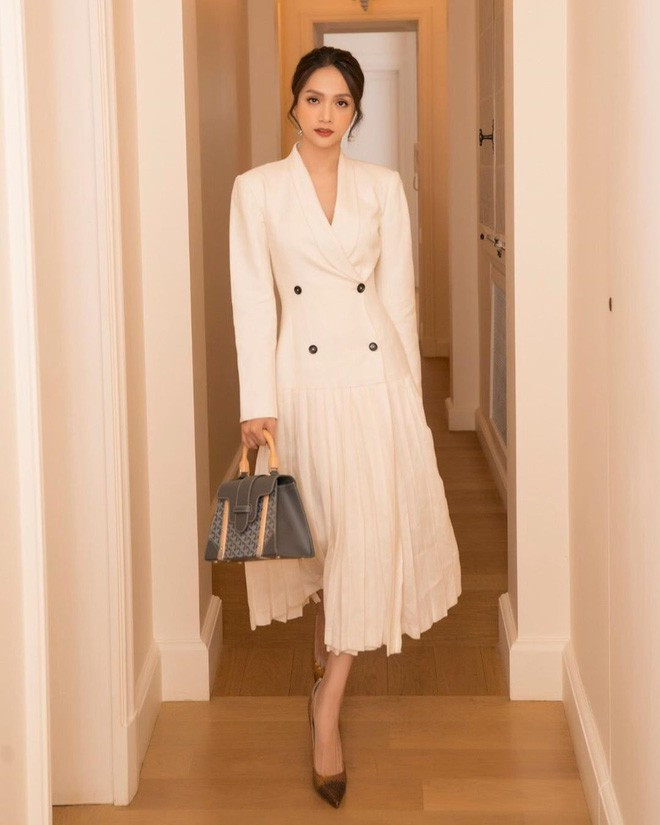 1 mẫu váy lọt mắt xanh của cùng lúc 4 nàng Hậu: Thực sự phải cân não xem ai đẹp hơn ảnh 2 1 mẫu váy lọt mắt xanh của cùng lúc 4 nàng Hậu: Thực sự phải cân não xem ai đẹp hơn ảnh 2