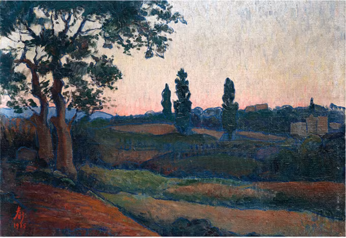 Tác phẩm "Chiều tà".