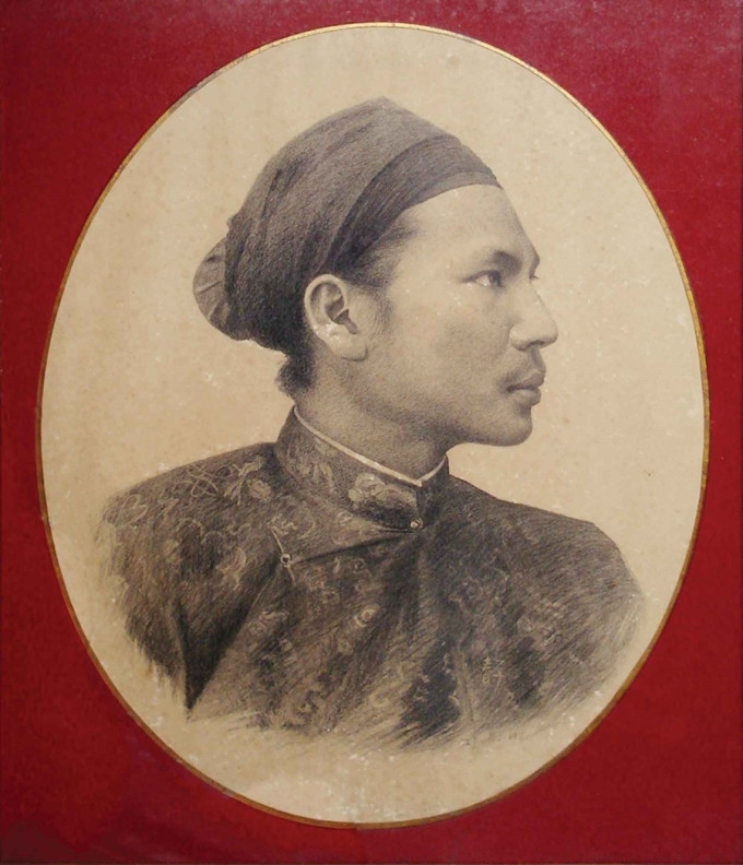 Chân dung vua Hàm Nghi. Chân dung vua Hàm Nghi.