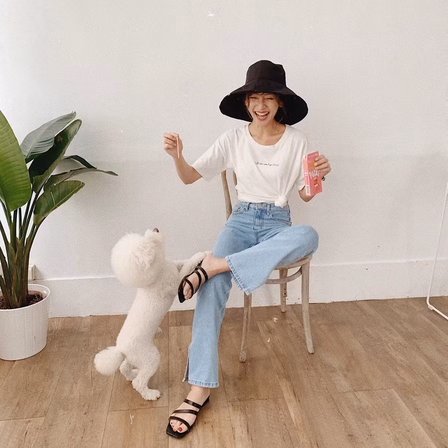 Đã tìm ra kiểu quần jeans vô địch về khoản hack tuổi, nhưng vẫn thanh lịch chẳng kém quần jeans trắng-4