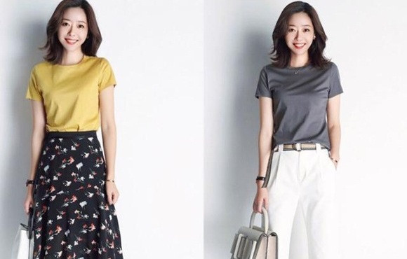 Ngoài quần jeans, quần tây, áo sơ mi, áo phông... thì có thể chọn cho mình chiếc váy voan xòe, váy họa tiết để tự tin hơn cho trang phục mùa thu.