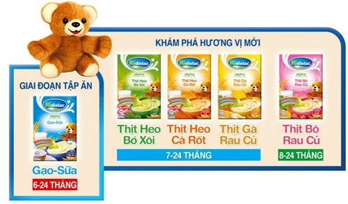 Bột ăn dặm tốt phải được bé yêu thích nhờ hương vị thơm ngon, kích thích bé ăn ngon miệng.