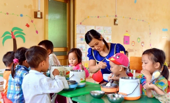 Ngành GD luôn nỗ lực đổi mới hoạt động nhằm đảm bảo quyền đến trường của trẻ mầm non