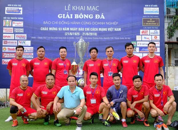 Đội bóng Báo GD&TĐ tại giải bóng đá “Báo chí đồng hành cùng doanh nghiệp” Đội bóng Báo GD&TĐ tại giải bóng đá “Báo chí đồng hành cùng doanh nghiệp”