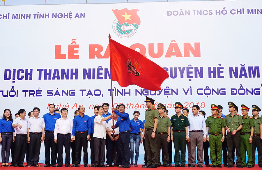 Nghệ An phát động chiến dịch Thanh niên tình nguyện Hè năm 2018