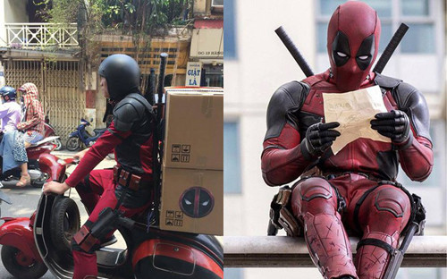 Deadpool đã chính thức sang Viêt Nam giao hàng.