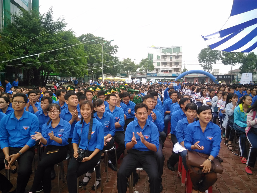 Các chiến sĩ tình nguyện sẵn sàng cho các “mặt trận” tình nguyện năm 2018