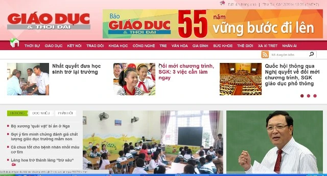 Trang Điện tử Báo GD&TĐ.