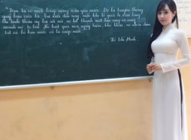 Cô giáo xinh đẹp "hô mưa gọi gió" trên sóng truyền hình