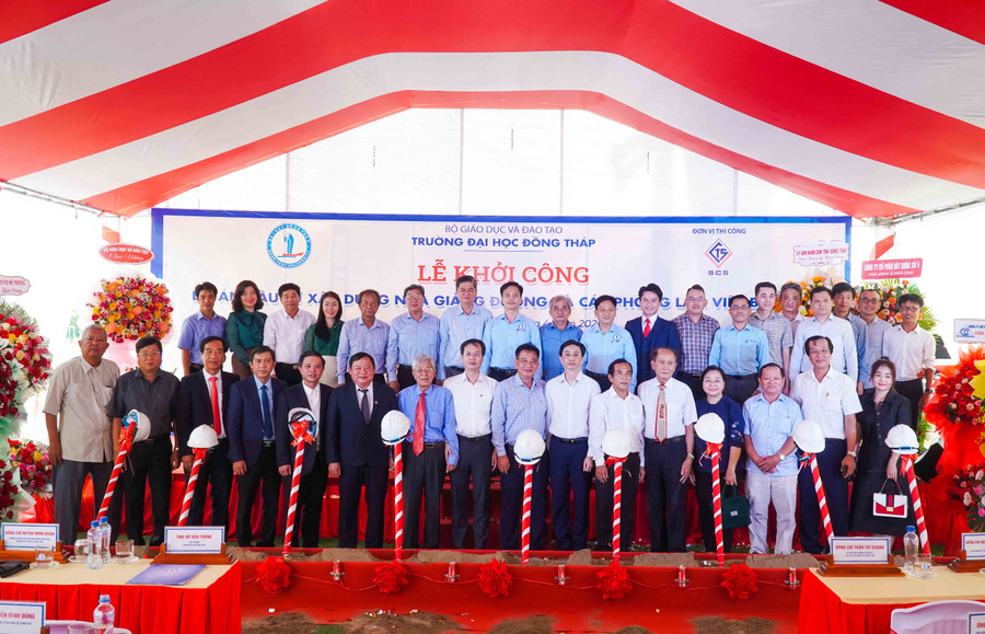 Trường ĐH Đồng Tháp khởi công xây dựng nhà giảng đường trên 90 tỷ đồng ảnh 3 Trường ĐH Đồng Tháp khởi công xây dựng nhà giảng đường trên 90 tỷ đồng ảnh 3