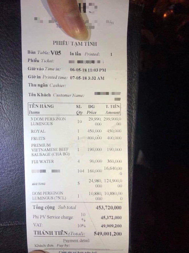 Một đêm chơi bar đốt 2 tỷ: Choáng độ chơi đại gia Hà Thành Một đêm chơi bar đốt 2 tỷ: Choáng độ chơi đại gia Hà Thành