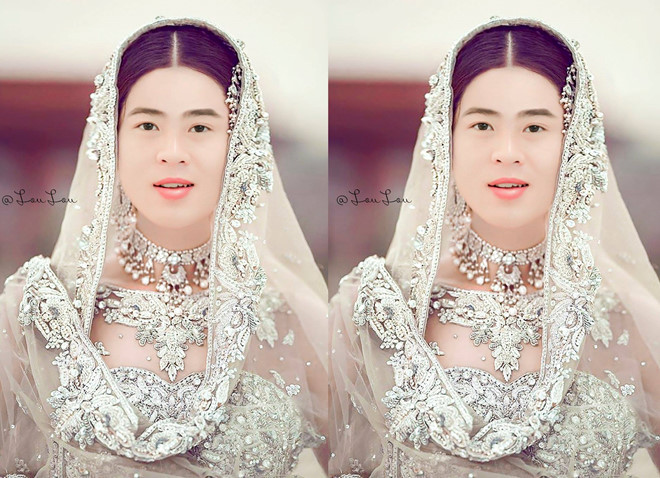 Không thể không bật cười với "công chúa" Duy Mạnh bởi "nàng" quá xinh đẹp và ngây thơ. Dan tuyen thu Viet Nam duoc fan che thanh trai dep xu A Rap hinh anh 7