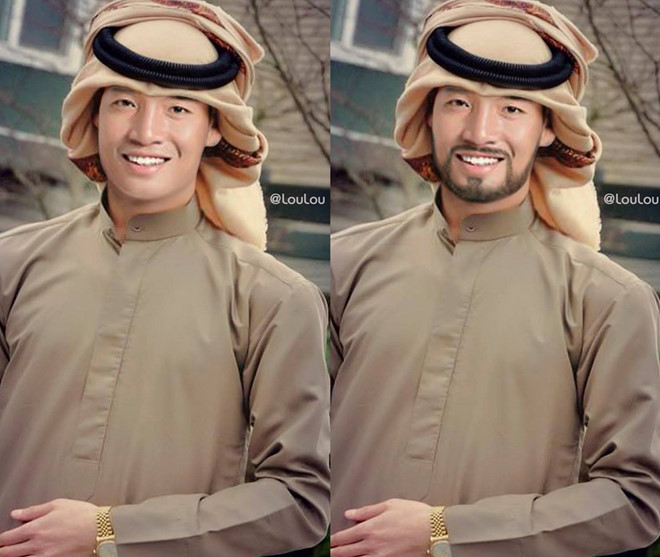 Dàn tuyển thủ Việt Nam được fan chế thành trai đẹp xứ Ả Rập hình ảnh 2  Dan tuyen thu Viet Nam duoc fan che thanh trai dep xu A Rap hinh anh 2