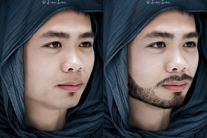 Dàn tuyển thủ Việt Nam được fan chế thành trai đẹp xứ Ả Rập hình ảnh 3  Dan tuyen thu Viet Nam duoc fan che thanh trai dep xu A Rap hinh anh 3